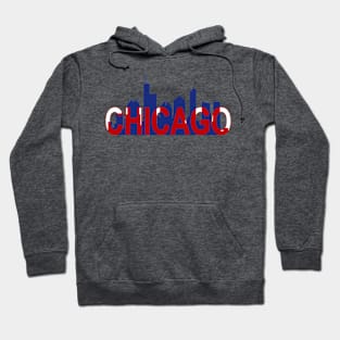 Chicago Skyline Art Hoodie